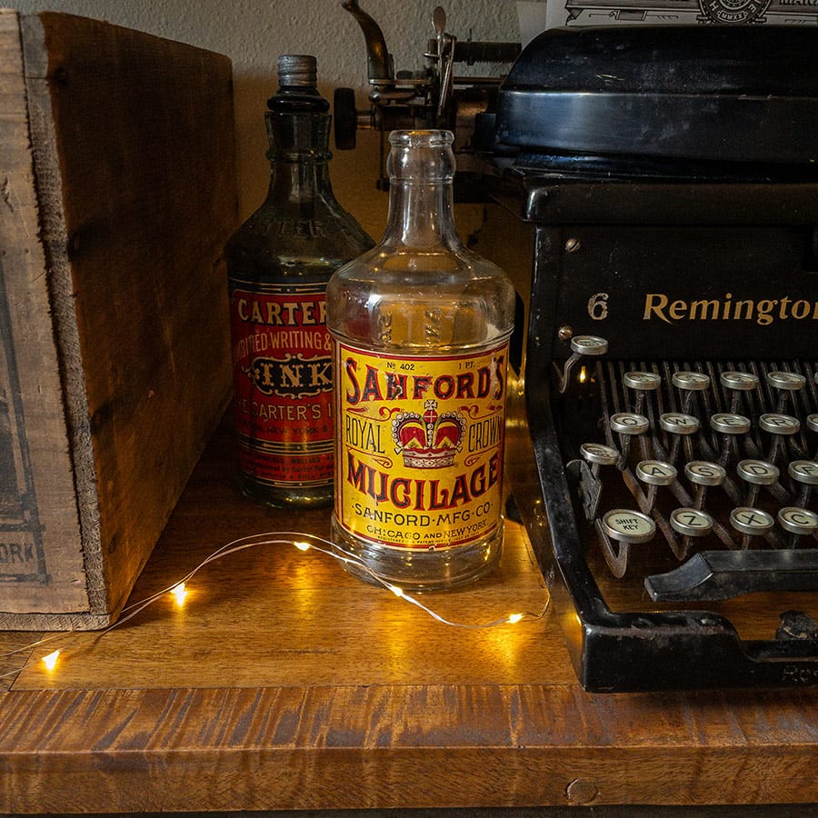 Antique Ink Bottle Collection
