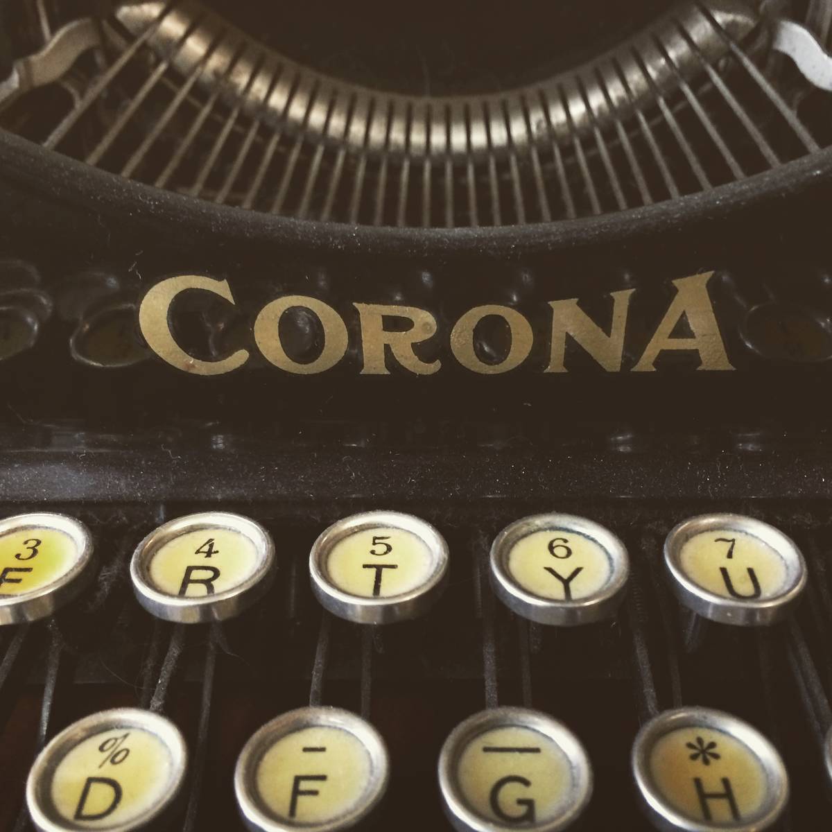 Our Corona field typewriter, circa 1920s
