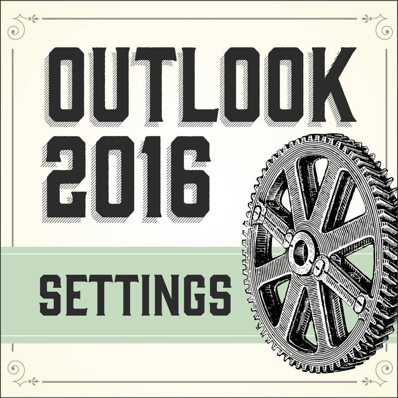 Change Account Settings in Outlook 2016
