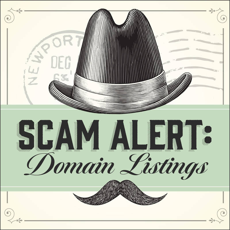 Scam Alert: Domain Listings