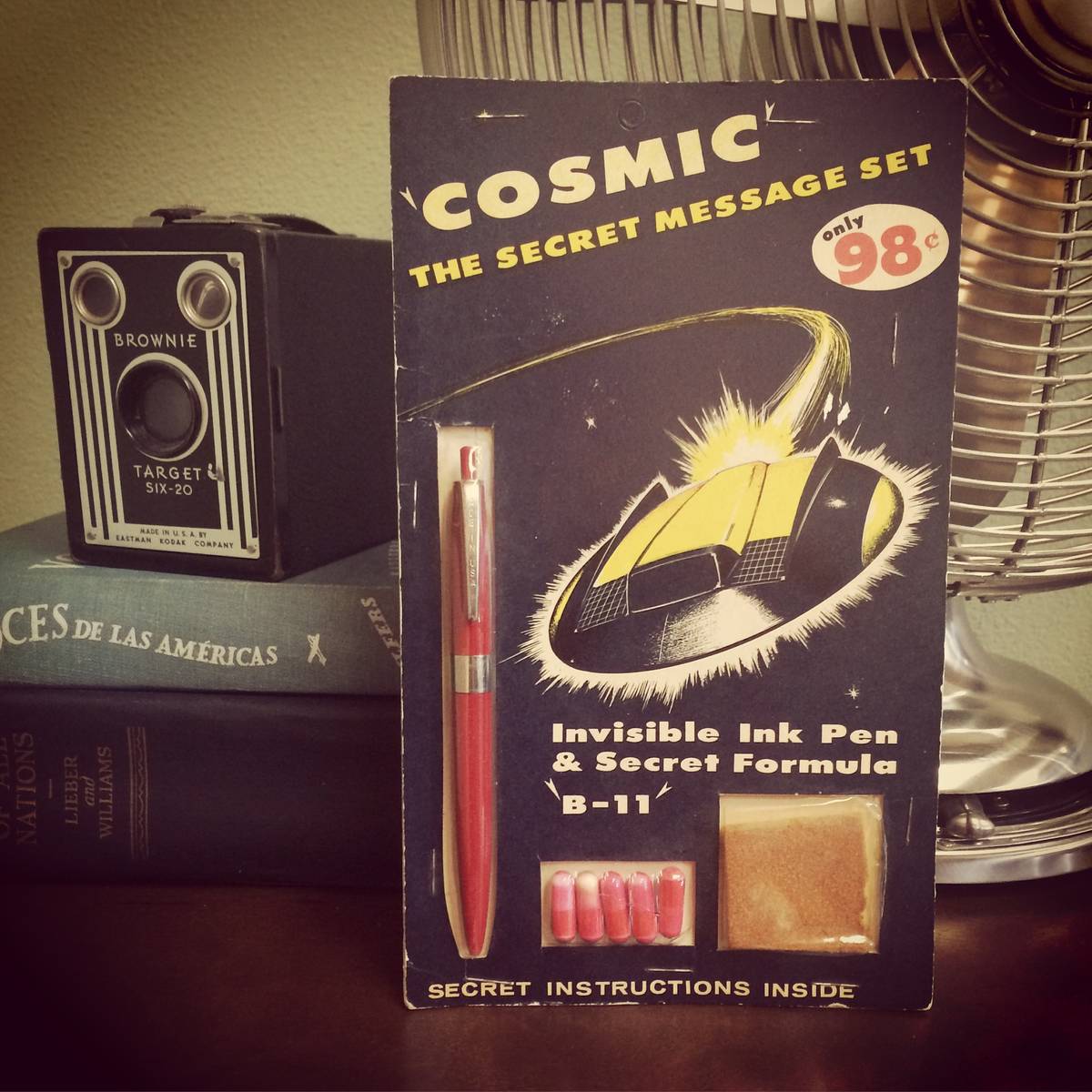 Vintage invisible ink pen