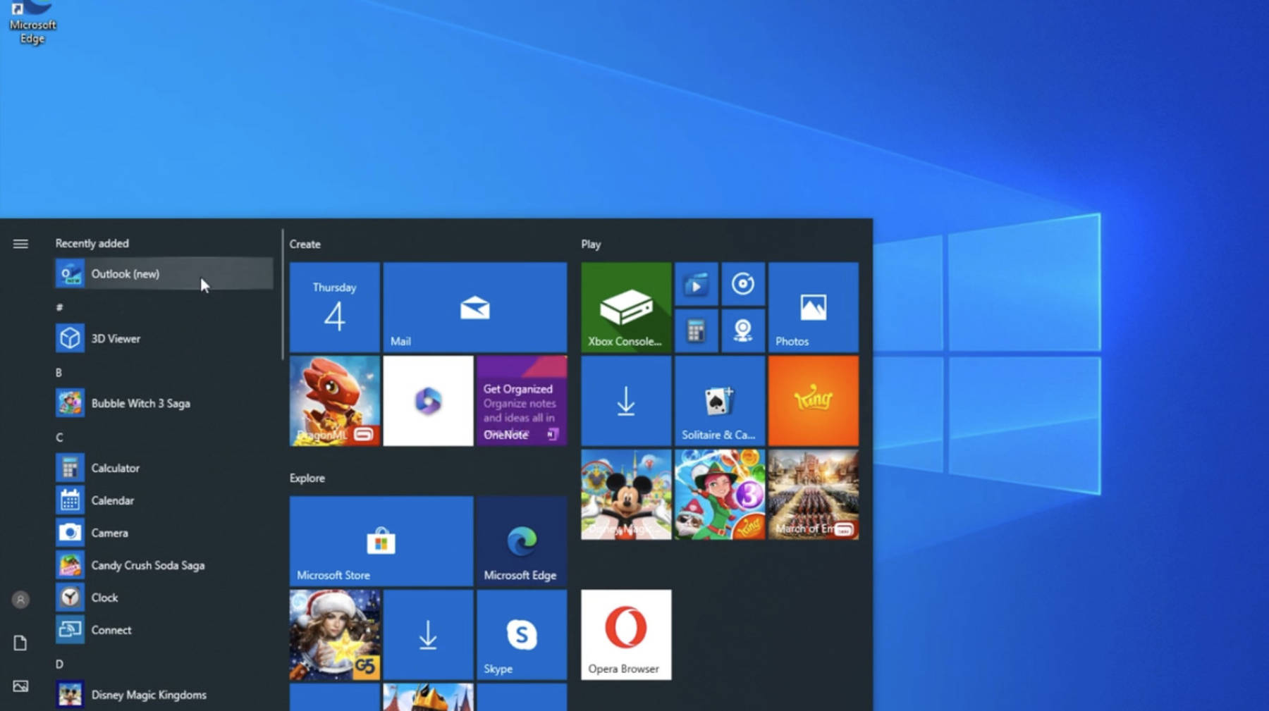 Step 1: Install Outlook for Windows from the Microsoft store, then open the app.