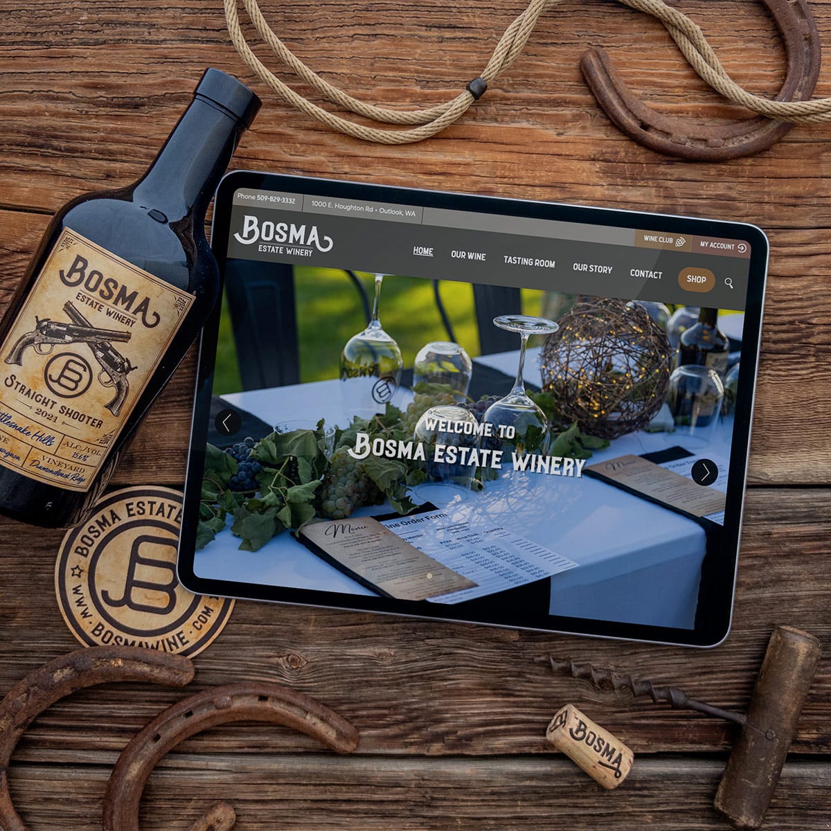 Bosma Estate Winery Website