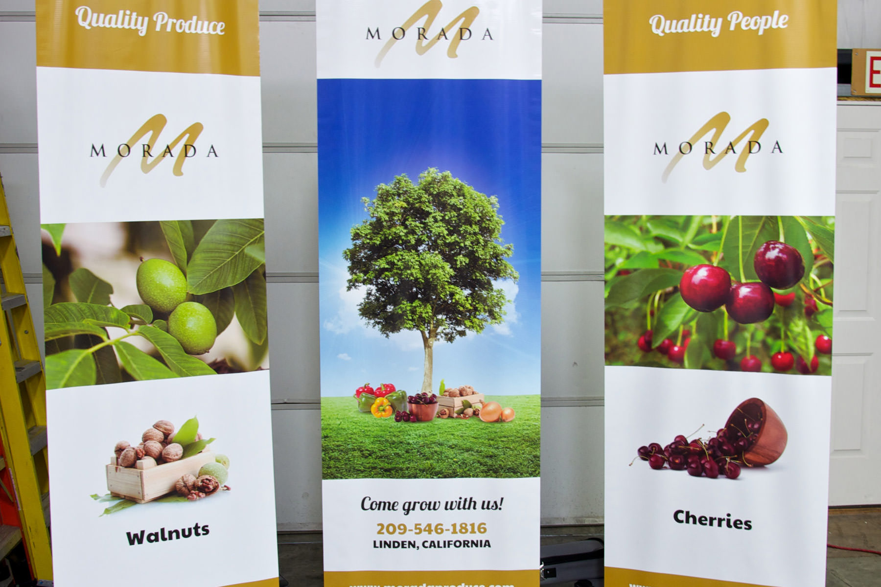 Morada Produce Trade Show Banners