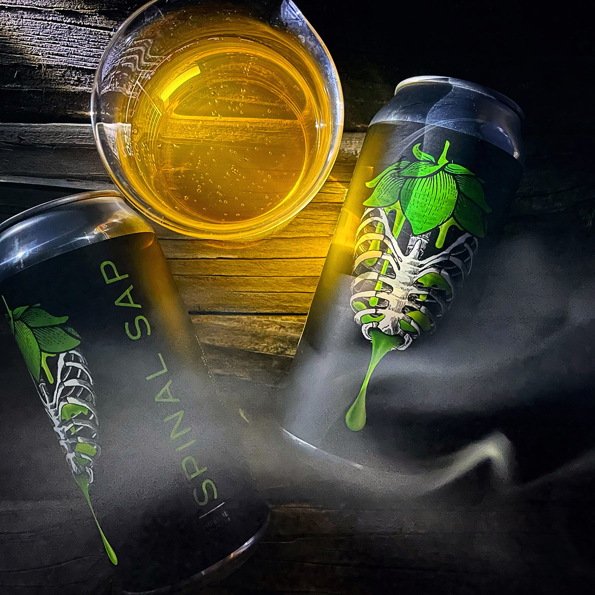 Spinal Sap Beer Can Design