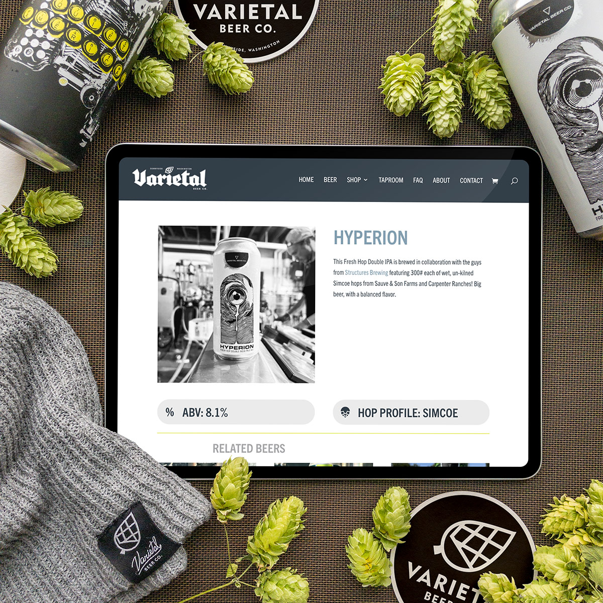 Varietal Beer Company Website